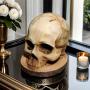 [Skull Knife Block Decor] 15cm/5.9in Resin Skull Knife Block - Indoor/Outdoor Use, No Electricity Required - Perfect for Home or Office Decor