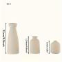 3pcs Set of Ceramic Vases