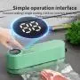 [Automatic Food Sealer] 1pc Automatic Food Sealer - Multi-Functional, Portable Wireless Vacuum Sealer - Compact & Easy-to-Use Design, Long-Term Food Preservation, External Suction & Inflation, Ideal for Kitchen & Outdoor Picnics
