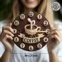 Horloge Murale en Bois Éternel – Design Tasse à Café 3D, Décoration Murale en Bois Rond, Style Cuisine pour les Amoureux du Café, Matin Relaxant, Fonctionne au Mouvement (Non Inclus) Horloge Murale en Bois Éternel – Design Tasse à Café 3D, Décoration Murale en Bois Rond, Style Cuisine pour les Amoureux du Café, Matin Relaxant, Fonctionne au Mouvement (Non Inclus)