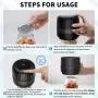 Mason Jar Vacuum Sealer Kit - 16 Jar Lids Included, for Wide-Mouth & Regular-Mouth Mason Jars, Food Saver Vacuum Canning Sealer Machine for Home Preservation