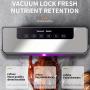 Vacuum Sealer Machine With 30 Free Bags, Compact-Fast Food Bag Sealer Kitchen Gadgets, Dry & Moist Modes, 65KPa Powerful Suction Air Sealing System, Suitable For Home Kitchen Restaurant Food Storage, For Mother'S Day Gifts