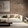 100pcs Ultimate 3D Wall Sticker Panels - DIY Self-Adhesive Foam Brick Wallpaper - Waterproof, Realistic Effect - Ideal For Living Room, Bathroom, Kitchen & Bedroom Decor - Easy Install, Durable