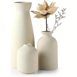 3pcs Set of Ceramic Vases