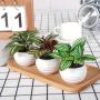 3 Artificial Green Potted Plants, 3 Combinations for Home Decoration, Maintenance Free Plants, Foliage Potted Plants, Indoor Bathroom Countertop Decoration Potted Plants