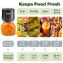 10 Flat Lids, 6 Covers - IPOW Rechargeable Mason Jar Vacuum Sealer Kit for Wide-Mouth & Regular-Mouth Jars with Great Seal