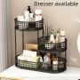 1pc Multi-Tier Metal Elegant Fruit Basket - Luxury Design for Living Room & Coffee Table, Versatile Snack and Fruit Holder
