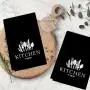 Soft & Absorbent 2pcs Microfiber Kitchen Towels - Spoon & Fork Design, Perfect for Drying Dishes & Hands - Ideal for Holiday Decor & Everyday Use