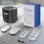 10 Flat Lids, 6 Covers - IPOW Rechargeable Mason Jar Vacuum Sealer Kit for Wide-Mouth & Regular-Mouth Jars with Great Seal
