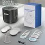 10 Flat Lids, 6 Covers - IPOW Rechargeable Mason Jar Vacuum Sealer Kit for Wide-Mouth & Regular-Mouth Jars with Great Seal