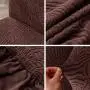 Couverture imperméable 4/6 pièces pour chaises salle à manger, housse de protection extensible en Jacquard pour chaises, lavable et imperméable pour cuisine, hôtel, restaurant.