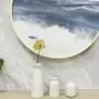 3er Set aus Keramikvasen