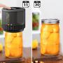 [Vacuum Sealer] Automatic Electric Mason Jar Vacuum Sealer 1pc | One-Touch Operation, Leak-Proof Seal, Portable Food Saver For Regular And Wide-Mouth Canning Jar, Freezer Dried Food Storage, Kitchen Tools