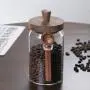 [Glass Storage Jars] 3pcs Glass Storage Jars With Spoons - Coffee, Candy, Biscuit, Tea, Snack, Seasoning, Salt, Pepper Jars