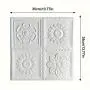 50PCS 3D Waterproof Self-Adhesive White Flower Wallpaper Wall Stickers for Living Room, Kitchen and Bedroom, Moisture-Proof Wall Home Decoration 50PCS 3D Waterproof Self-Adhesive White Flower Wallpaper Wall Stickers for Living Room, Kitchen and Bedroom, Moisture-Proof Wall Home Decoration