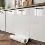 1pc Glossy Marble Waterproof Wall & Table Stickers - Heat & Oil Resistant, Self-Adhesive, Perfect For Upgrading Kitchen Cabinets, Bathroom Walls, Countertops, And Furniture. Peel & Stick Design For Quick, DIY-Friendly Home Decor!