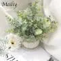 4pcs Mini Retro Artificial Green Plants, Decorative Potted Simulation Plants for Indoor Home, Office, Bedroom, Bathroom Multi-scene Ornament, Boho Housewarming Gifts, Home Aesthetic Decoration, Graduation Season Party Decor