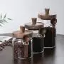 [Glass Storage Jars] 3pcs Glass Storage Jars With Spoons - Coffee, Candy, Biscuit, Tea, Snack, Seasoning, Salt, Pepper Jars