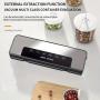 Vacuum Sealer Machine With 30 Free Bags, Compact-Fast Food Bag Sealer Kitchen Gadgets, Dry & Moist Modes, 65KPa Powerful Suction Air Sealing System, Suitable For Home Kitchen Restaurant Food Storage, For Mother'S Day Gifts