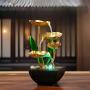 Small Indoor Fountain Automatic Circulation Humidifier Desktop Decoration for Living Room and Bedroom Relaxation Crafts