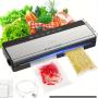 Vacuum Sealer Machine for Food Saver, 6-in-1 Full Automatic Food Sealer With Built-in Cutter &Vacuum Sealers Bags, Air Sealing Dry/Moist/External Vacuum System Modes for All Saving Needs Starter Kit, Easy To Use, Clean And Storage For Home Kitchen