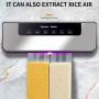 Vacuum Sealer Machine With 30 Free Bags, Compact-Fast Food Bag Sealer Kitchen Gadgets, Dry & Moist Modes, 65KPa Powerful Suction Air Sealing System, Suitable For Home Kitchen Restaurant Food Storage, For Mother'S Day Gifts