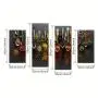 [Vintage Kitchen Canvas Art] 4 Pieces Vintage Canvas Wall Art - Kitchen Pictures Wall Decor - Couful Spice in Spoon Food Photos Painting On Canvas
