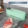 [Automatic Food Sealer] 1pc Automatic Food Sealer - Multi-Functional, Portable Wireless Vacuum Sealer - Compact & Easy-to-Use Design, Long-Term Food Preservation, External Suction & Inflation, Ideal for Kitchen & Outdoor Picnics