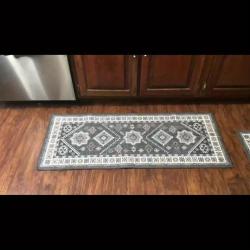 Boho Kitchen Mat Sets 3pcs with Runner Non Slip Kitchen Rugs and Mats Washable Kitchen Mats for Floor Thick Kitchen Floor Mat Mat Runner Rugs for Hallway Laundry Holiday Decor