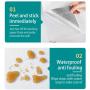 6 Rolls Thick 3D Vinyl Adhesive Wallpaper - Waterproof, Heat Insulating, Easy Peel & Stick for Ceilings and Walls, 110.24