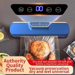 High Suction New LCD Touch Screen Household Food Automatic Vacuum Sealing Machine, Simple Operation