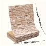 27.5"x16.4' Waterproof Brick & Rock Pattern Wallpaper - Peel & Stick Contact Paper for Living Room, Kitchen, Bedroom Decor, Easy Apply PVC Roll