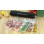 [One-Touch Food Vacuum Sealer] Automatic One-Touch Food Vacuum Sealer Machine - Dry/Moist Modes, Vacuum Hose, Cutter, 10 Vacuum Bags - Without Battery