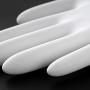 Disposable Latex Gloves Pack of 100, Powder Free Protective Glove for Kitchen Cooking Cleaning, White