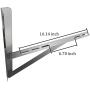 KJArrow Air Conditioner Outdoor Wall Mounting Bracket Rust Free Stainless Steel Support 9000-36000BTU Condenser Ductless Mini Split Air Conditioner Heat Pump System