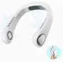 Neck Fan Rechargeable Fan Portable Foldable 3-Speed Adjustable USB Mini Fan Wearable Personal Fan for Outdoor/ Home/ Office (WHITE) Neck Fan Rechargeable Fan Portable Foldable 3-Speed Adjustable USB Mini Fan Wearable Personal Fan for Outdoor/ Home/ Office (WHITE)