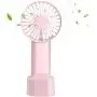 Mini Handheld Fan ,Portable Fan,Speed Adjustable Desk Fan with USB Rechargeable Battery Operated, Cooling Hanging Fan (pink) Mini Handheld Fan ,Portable Fan,Speed Adjustable Desk Fan with USB Rechargeable Battery Operated, Cooling Hanging Fan (pink)