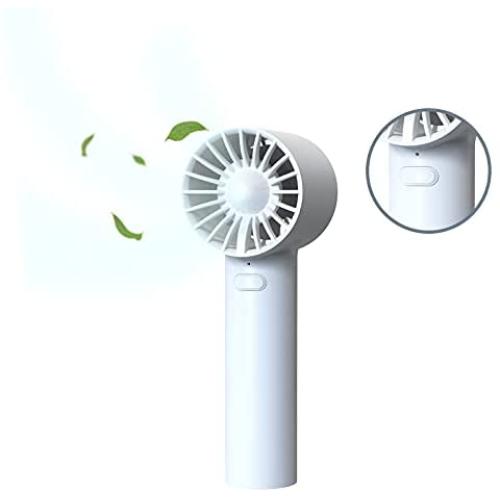 Mr. Lei Handheld Fan, Portable Mini Small Personal Fan With USB Rechargeable Battery Operated And 3 Adjustable Speed, Hand Held Fan For Girls Women Men Home Office Indoor Outdoor Travelling (White)