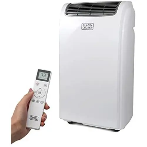 Climatiseur Portable BLACK+DECKER BPT06WTB avec Télécommande, 6 000 BTU SACC/CEC (10 000 BTU ASHRAE), Refroidit jusqu'à 250 Pieds Carrés, Blanc Climatiseur Portable BLACK+DECKER BPT06WTB avec Télécommande, 6 000 BTU SACC/CEC (10 000 BTU ASHRAE), Refroidit jusqu'à 250 Pieds Carrés, Blanc