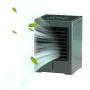 Mini Luftkühler Tragbarer Ventilator für Kleines Zimmer, Kalter Wind Persönlicher USB Evaporativer Kühl-Ventilator mit 3 Windstärken (Blau)