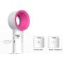 Portable USB Rechargeable Mini Fan Desktop Speed Adjustable Bladeless Fan Eyelash Fan Dryer Handheld Fan