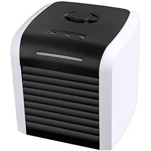 Fusiontec Portable Air Conditioner, USB Mini Air Conditioner Cooling, Evaporative Air Conditioner Fan, Personal Air Cooler for Home Office and Room Fusiontec Portable Air Conditioner, USB Mini Air Conditioner Cooling, Evaporative Air Conditioner Fan, Personal Air Cooler for Home Office and Room