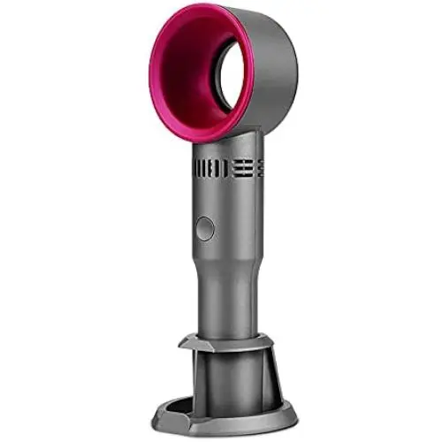 Suuker Portable Creative USB Mini Fan，Rechargeable Handheld Eyelash Fan Dryer Speed Adjustable Bladeless Fan, Small Air Conditioning Blower Fan for Eyelash Extension（Pink）