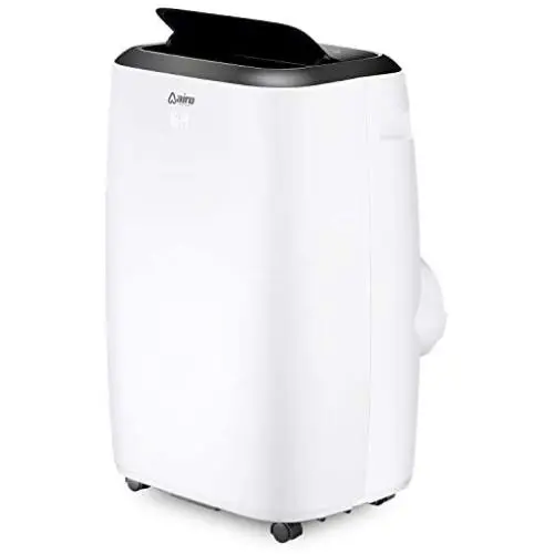 Airo Comfort Tragbarer Luftkühler 8.000 BTU – Leise Klimagerät bis 200 qm, LED-Display, Auto-Modus und Entfeuchter-Funktion mit Fernbedienung
