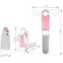 Vent miniature WINDFIRE Portable Rechargeable USB, Petit Ventil Personnel pour Voyage, Camping, Bureau (Rose)