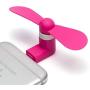 Cell Phone Fan, Portable Rotating Cooling Iphone Fan，Mini Fan for iPhone/iPad Mobile phone Fan Summer Accessories