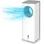 Refroidisseur d'air évaporatif - 3 en 1, Ventilateur Portable, Rafraîchissement Instantané et Humidification, 3 Vitesse, Silencieux, Ventilateur Mural, Sans Poussière, 3 Modes, Minuterie 8H, Ventilateur Sans Pales pour Grande Pièce Bureau Refroidisseur d'air évaporatif - 3 en 1, Ventilateur Portable, Rafraîchissement Instantané et Humidification, 3 Vitesse, Silencieux, Ventilateur Mural, Sans Poussière, 3 Modes, Minuterie 8H, Ventilateur Sans Pales pour Grande Pièce Bureau