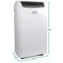 BLACK+DECKER BPACT08WT Portable Air Conditioner with Remote Control, 5,000 BTU DOE (8,000 BTU ASHRAE), Cools Up to 150 Square Feet, White BLACK+DECKER BPACT08WT Portable Air Conditioner with Remote Control, 5,000 BTU DOE (8,000 BTU ASHRAE), Cools Up to 150 Square Feet, White