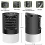 MZTDYTL Portable Air Conditioner, Mini Personal Air Cooler Quiet Desk Fan with 3 Speeds 7 Colors, Portable AC Unit Humidifier Misting Fan with Handle for Home Office Room Dorm