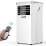 LUKO Portable Air Conditioner AC Unit - 10000 BTU,Cooler, Dehumidifier, Fan, Exhaust Hose, Window Seal, Wheels, Remote -Indoor Room Conditioning System